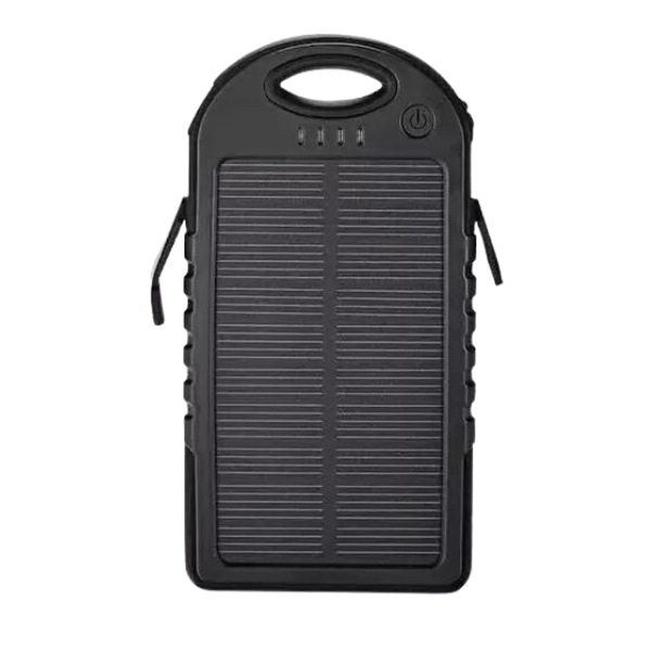 Carregador Portátil Power Bank Solar Usb Azul