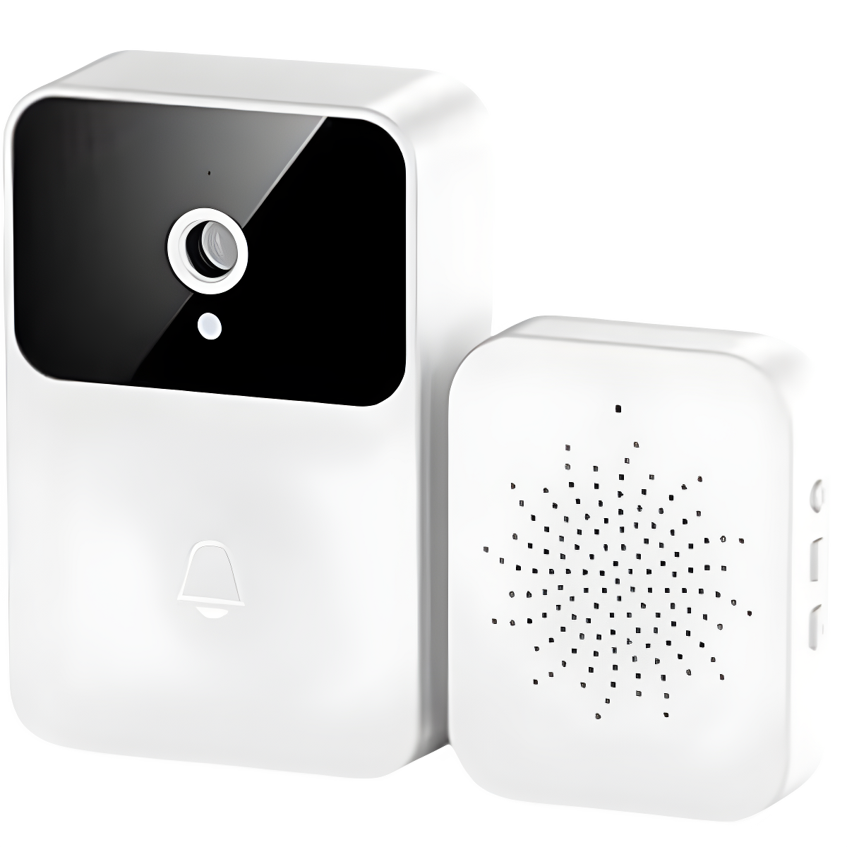 Campainha C/ Câmera Wifi S Fio Inteligente Interfone C Áudio