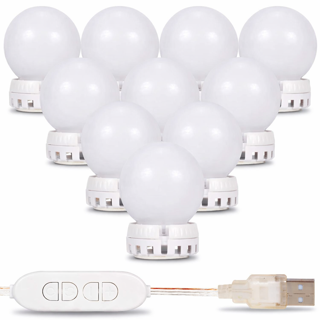 Kit com 10 Lâmpadas LED para Espelho Camarim