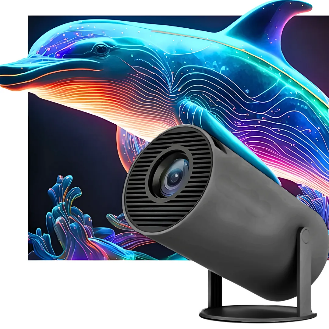 Projetor Ultra HD Tela 4k Smart Portátil